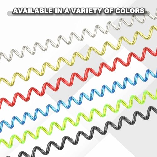 Yellow Coiled Lanyards with Buckle - 40 Inch, Quick Release Safety Ring