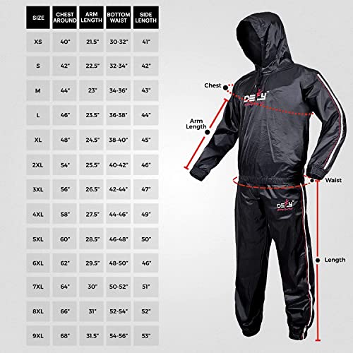 Heavy Duty Sauna Suit for Weight Loss - Full Body Hoodie