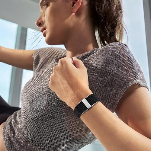 Breathable Nylon Loop Wristband - 6 Pack for Hume 1.0 - Black/Army Green/Iron Gray