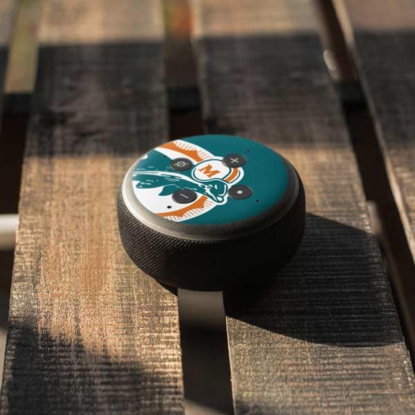 Amazon Echo Dot 3 Skin - NFL Miami Dolphins Retro Logo