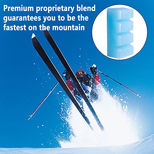 LFUTARI Blue 1Pcs Universal Snowboard & Ski Wax Block - Racing & All-Temperature