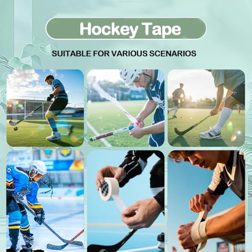 Hockey Tape,1" Wide Multipurpose Cloth Tape Grip for Lacrosse Stick,
