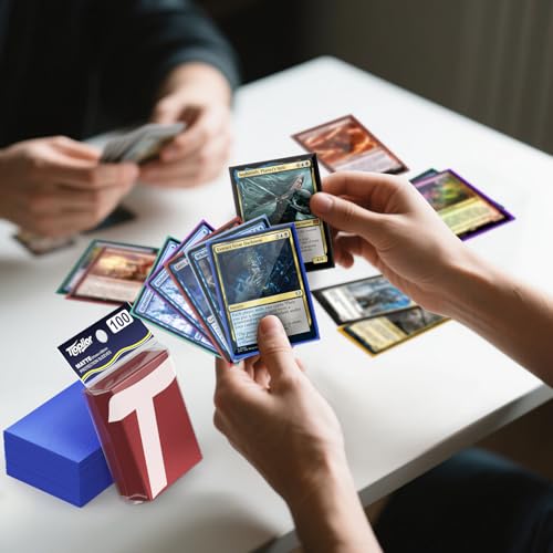 1200ct Matte Card Sleeves - Premium Collectible Trading Card Protectors, 12 Colors, Soft Touch Finish