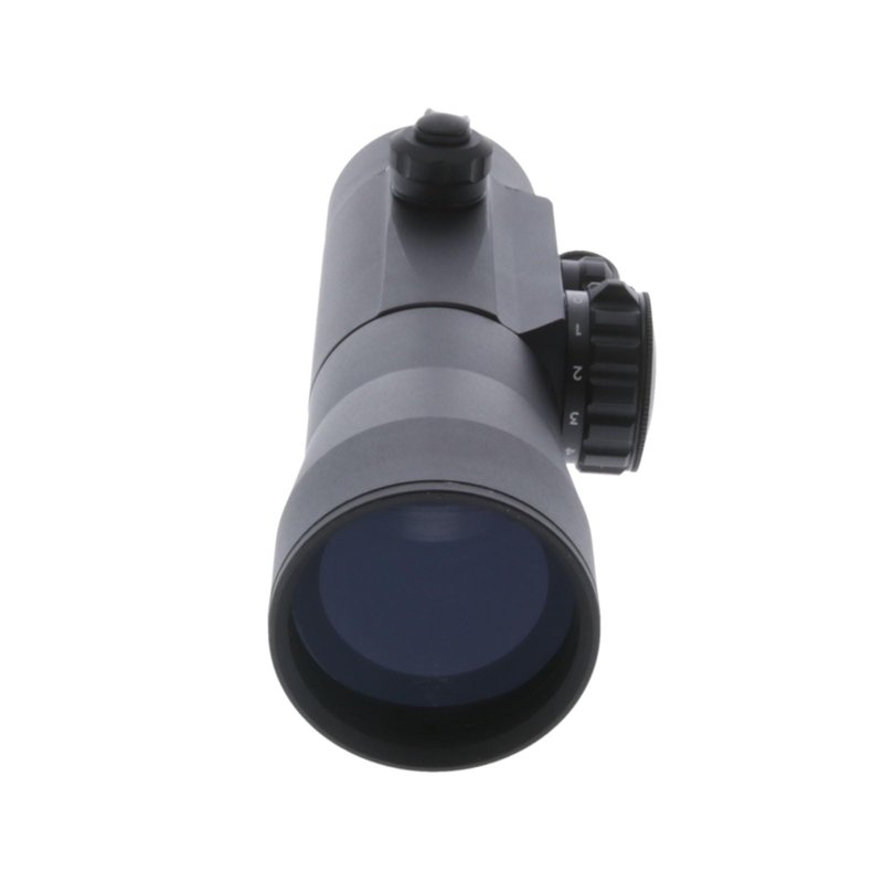 TruGlo Red-Dot Traditional Mount 2x42mm Hunting Tactical Weapon Sight with 11-Position Rheostat for Brightness Adjustment, Black
