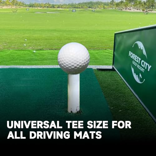 Rubber Golf Tees for Mats, 8 Pcs, Driving Range Hitting Mats