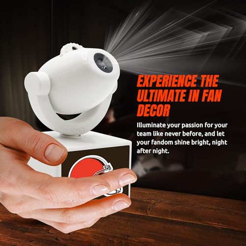 Cleveland Browns LED Mini Spotlight Projector - Adjustable Portable Light