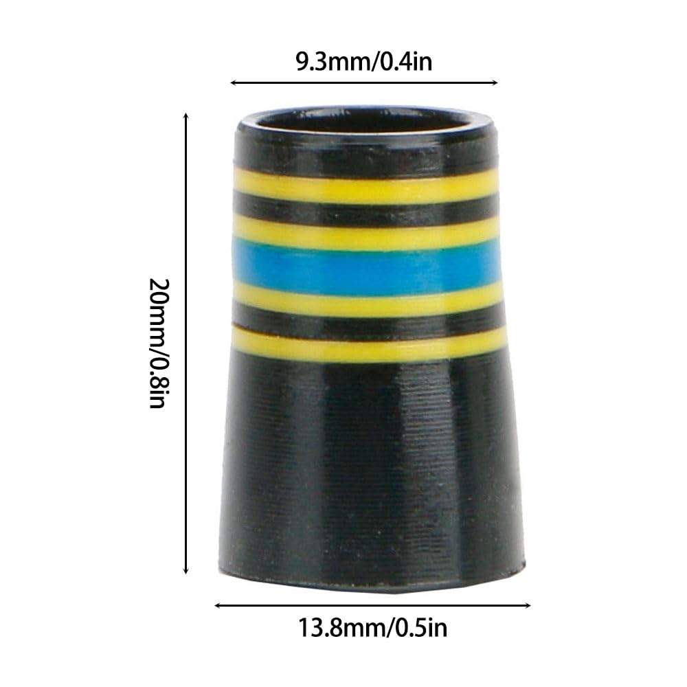 MiOYOOW 10PCS Golf Tapered Ferrules, Inner/Outer Dimension 0.366''/0.543'' for Golf