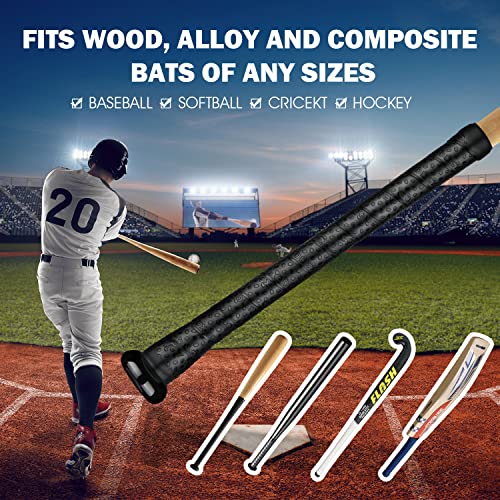 Non-Slip Baseball Softball Grip Tape - 1.1mm Black - 1 Pack