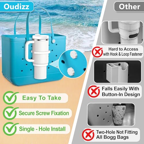 Cup Holder for Bogg Bag - Fits Stanley 30oz & 40oz - Transparent