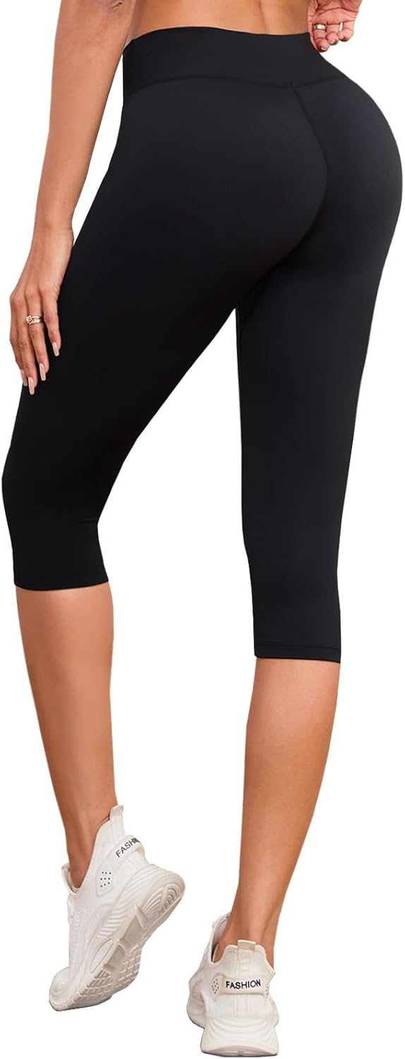MixShe Capri Yoga Pants - Women's Butt Lifting Leggings for Ultimate Comfort & Style
