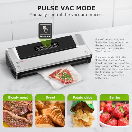 Compact Vacuum Sealer Machine with 4 Modes for Food Preservation