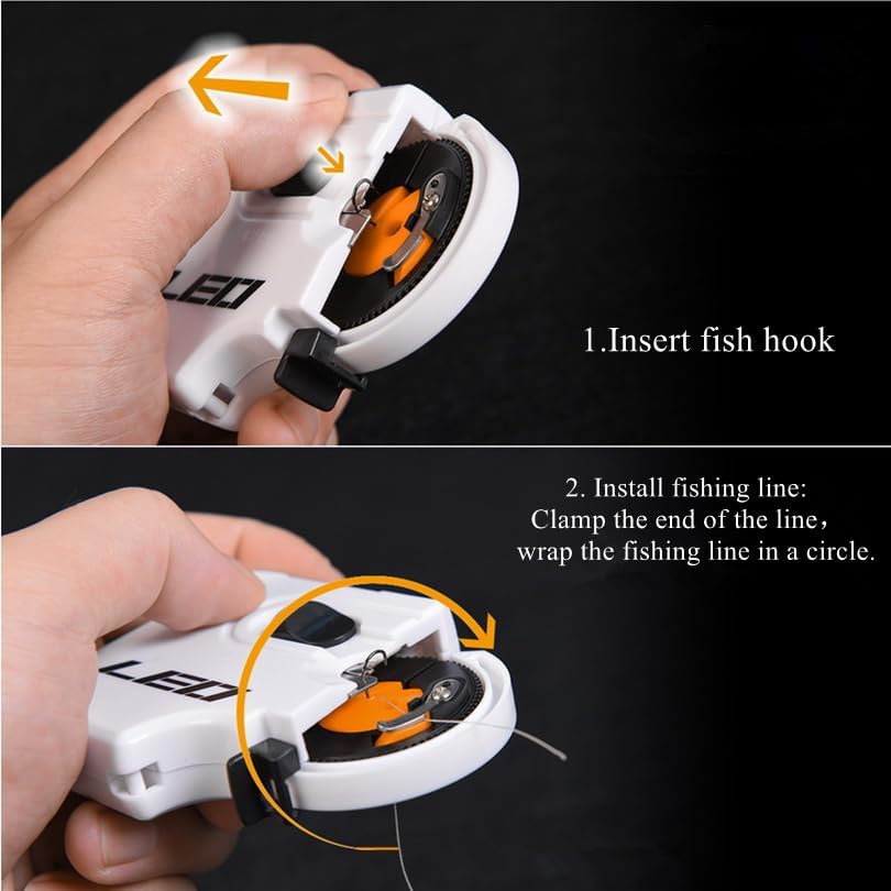 OriGlam Fishing Knot Tying Tool - Quick & Easy Hook Tying for Saltwater & Freshwater Fishing
