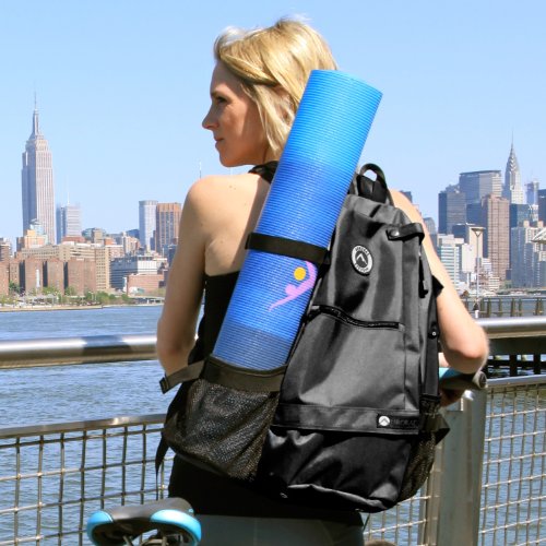 Yoga Sling Bag for Mats, Gym & Pickleball - Ebony