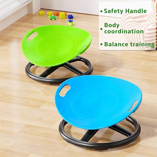 Durable Plastic Rotating Sensory Chair - Green Pilates Stability Chair