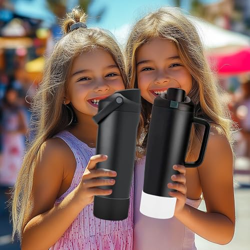 Silicone Protective Boots for Owala Bottles - Black & White