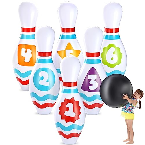 Giant Inflatable Bowling Set - Educational Bowling for Kids & Adults