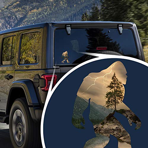 Bigfoot Sasquatch Vinyl Decal Sticker - 5.5-Inch x 4-Inch