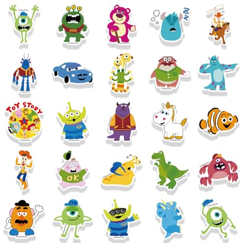 50PCS Vinyl Stickers for Phone, Water Bottle, Laptop - A