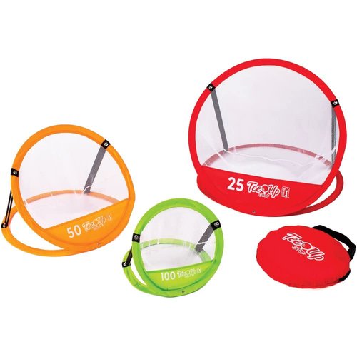 PGA Tour Golf Practice Aids by Golfgen: Premium Chipping Nets, Putting Rings, & Targets, Indoor & Outdoor Training, Improve Accuracy & Control, Master Putting and Chipping, Portable for On The Go