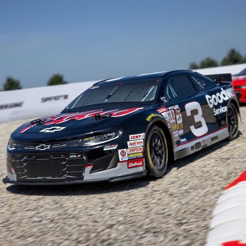 NASCAR RC Race Car - 1/12 Scale, AWD, Brushed, Black