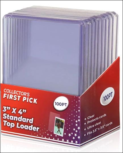 100PT Top Loaders - 10 Pack for Trading Card Protection