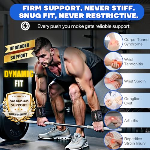Compression Wrist Brace Support Wrap - Medium Size