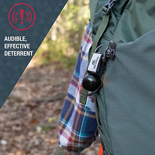Bear Bell with Magnetic Silencer - Black for Hiking & Camping