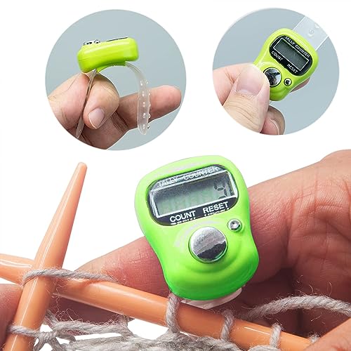 Mini LCD Digital Tally Counter 7-Pack - Handheld Clicker for Sports