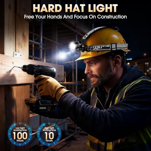ATDOALL 2 Pack Rechargeable Headlamp - Super Bright LED, 800m Beam, 5 Modes, Type-C