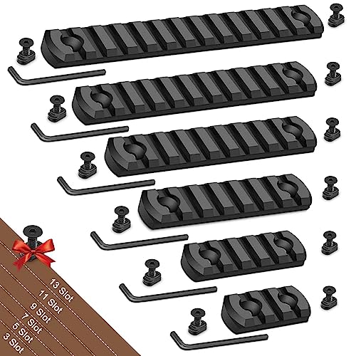 Aluminum Picatinny Accessory Rail Set with T-Nuts & Screws
