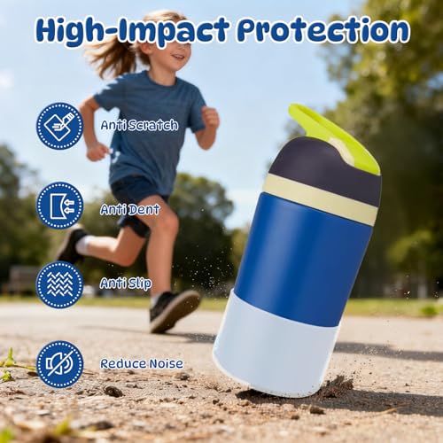 Silicone Boot for Owala Kids Water Bottle - Transparent, 2 Pcs