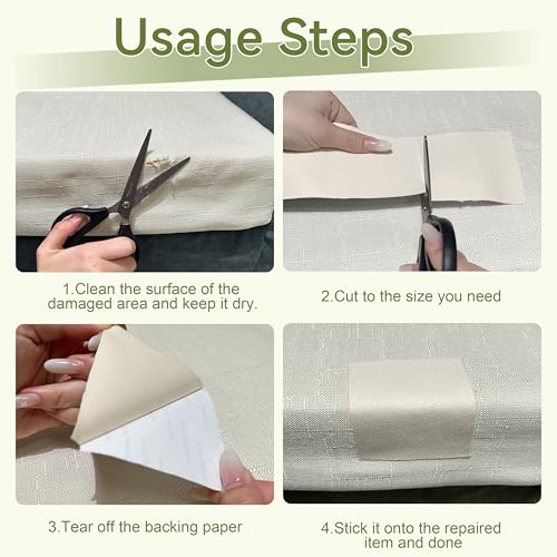 Waterproof Canvas Repair Tape - Self-Adhesive Fabric Patch, 3x79