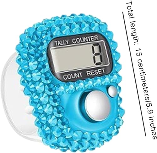 Portable Digital Finger Tally Counter with Resettable Display