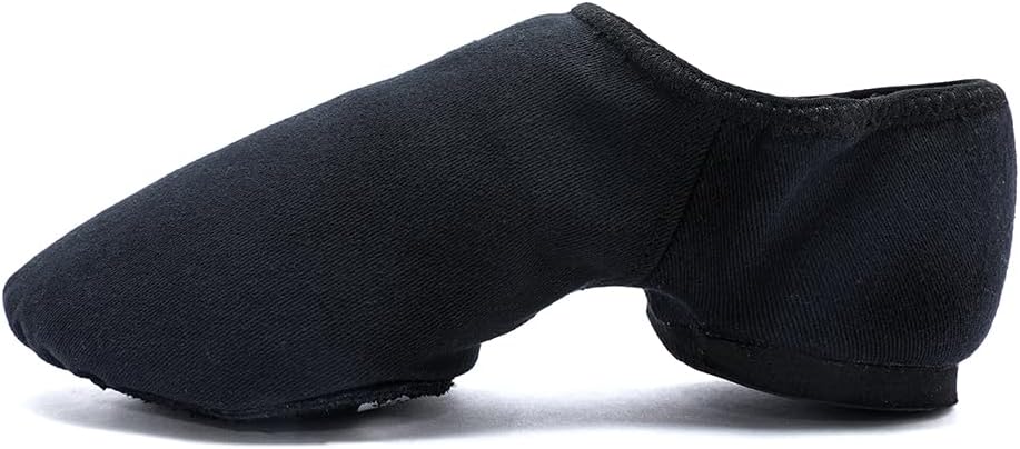 MSMAX Jazz Shoes for Women - Stretchy Canvas Dance Sneakers for Kids & Adults | Comfortable Fit