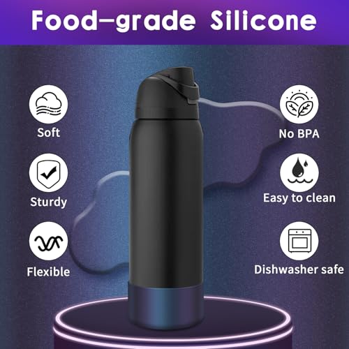 Chameleon Silicone Boot for Owala Water Bottles - Blue Purple, 24oz