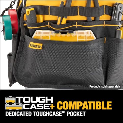 DEWALT Tool Organizer, 37 Pockets and Loops for Tool Storage Including a TOUGHCASE Pocket (DWST560109)