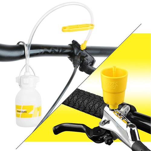 Brake Bleed Kit Bicycle Hydraulic Disc Brake Oil Mineral for Shimano, MAGURA, TEKTRO, SRAM Series Bike Brake Repair Tools, 2022 STD Metal joint