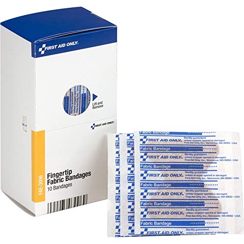 Self Adhesive Fingertip Bandages, 10 Count - Flexible Fabric