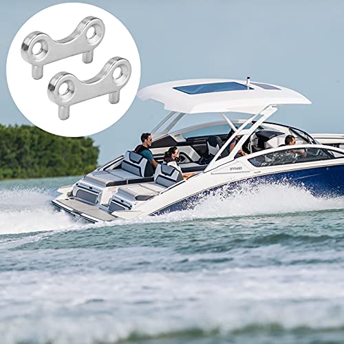 2 Pcs Stainless Steel Boat Deck Filler Key for Marine Fuel & Water Tanks