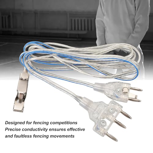 Fencing Body Wire - 3 Pin Stainless Steel with Plastic Connector