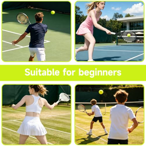 Training Tennis Balls - 4 Pack Durable Practice Balls for Dogs & Beginners - Yellow