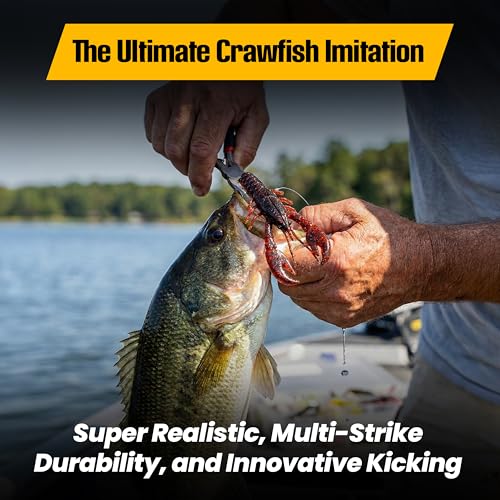 Soft Plastic Craw Bait for Bass Fishing - 3" Candy Grass