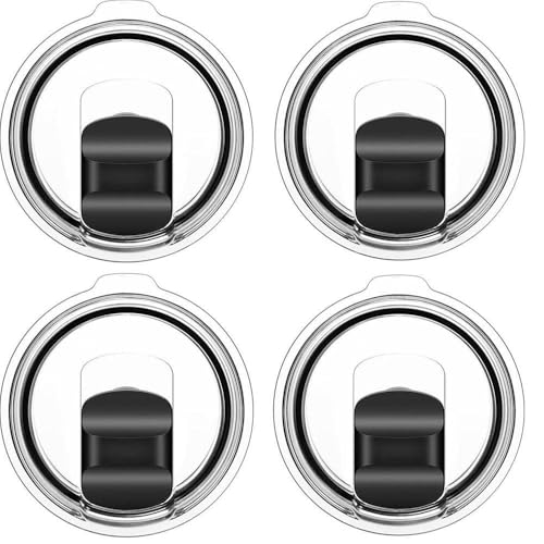 4 Pack 20 oz Tumbler Replacement Lids with Magnetic Slider - BPA Free