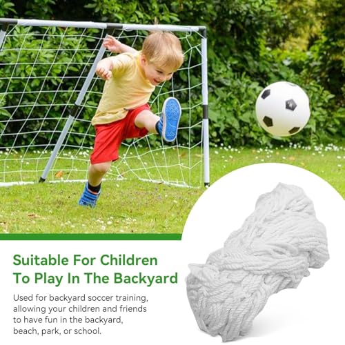 Kids Soccer Net 6x4ft Replacement Goal Net for Backyard & Training