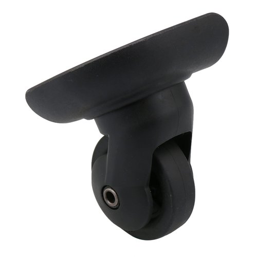 Etfbuy Multi-functional Luggage Wheel 115W Series Replacement for W293 Black High Elastic PU Wheel 75x26mm