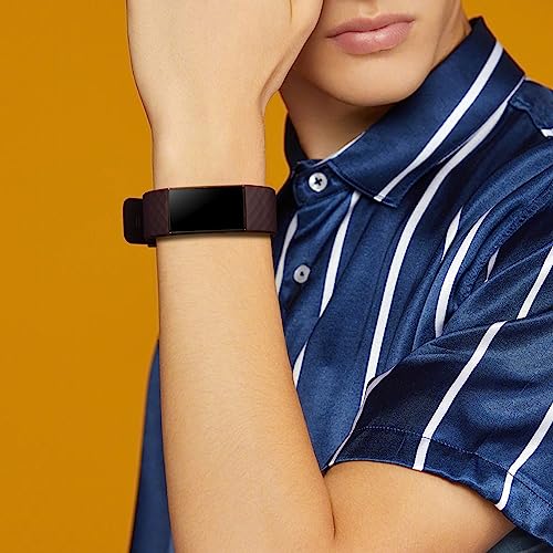 3 Pack Sport Bands for Fitbit Charge 4 & Charge 3 - Hawthorn Red/Dark Gray/Dark Purple