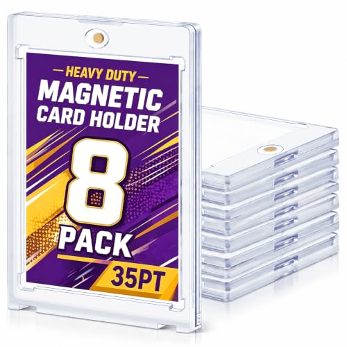 Magnetic Card Holders - 35PT UV Protection for Trading Cards (8ct)