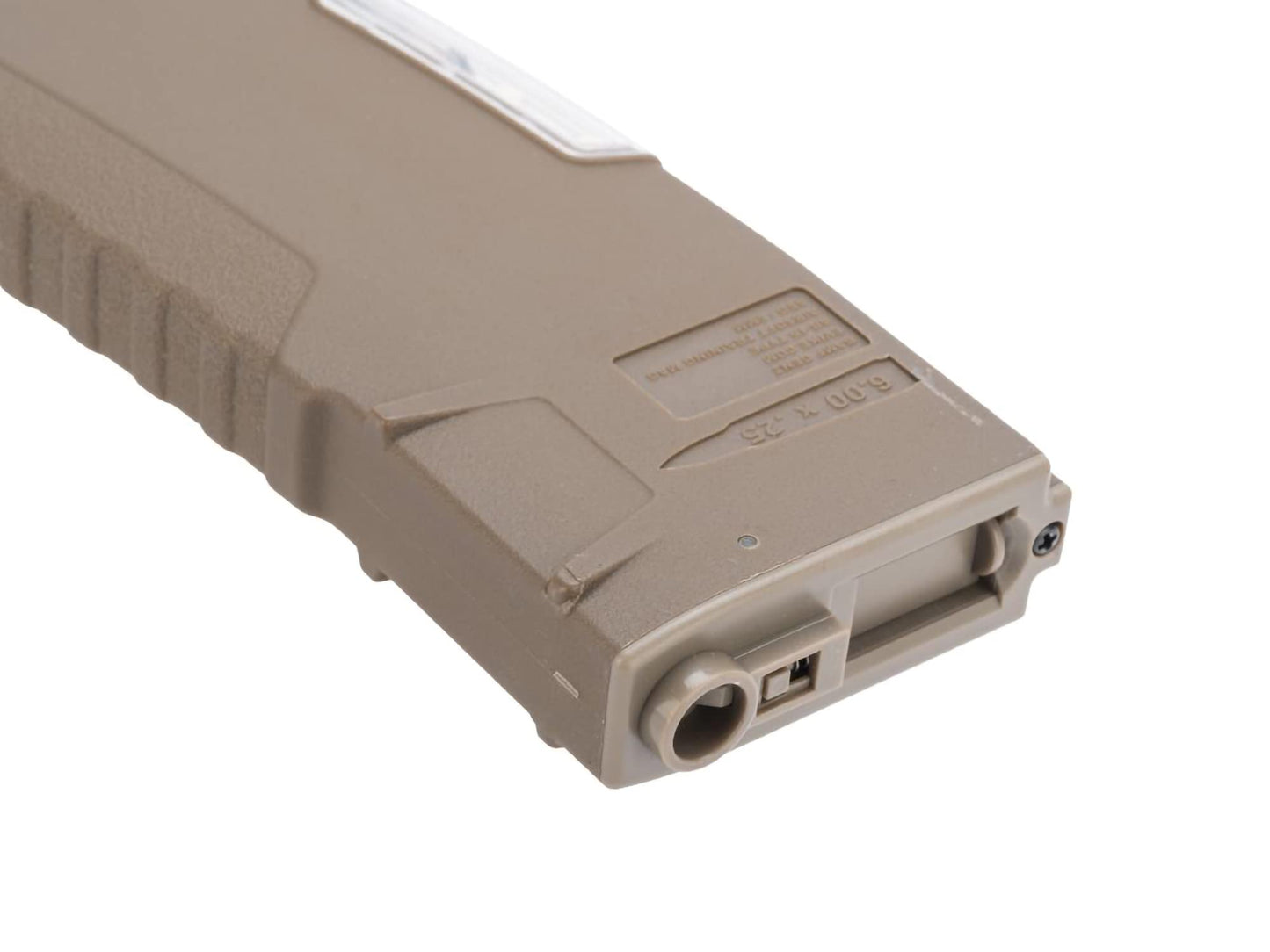Evike Airsoft - BAMF GEN2 Polymer 450rd Hi-Cap Flash Mag for M4-Style Series Airsoft AEGs (Model: Tan / 3 Pack)