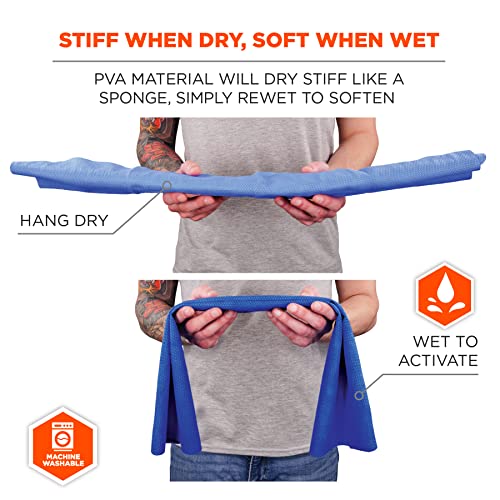 Cooling Towel - Advanced PVA Technology, Long Lasting Relief, Orange