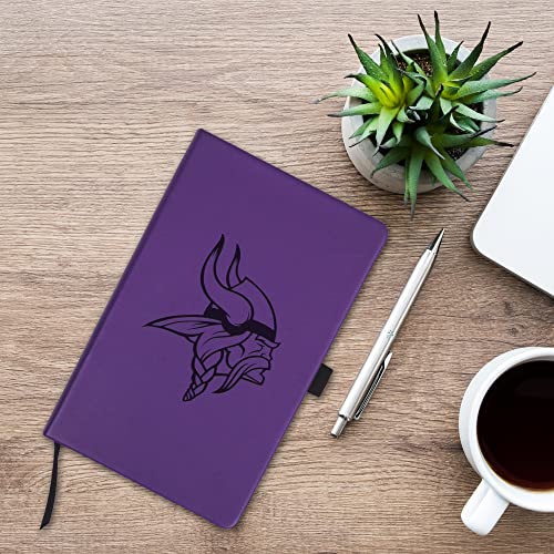 NFL Minnesota Vikings Laser-Engraved Notepad - 5.25 x 8.25 inches